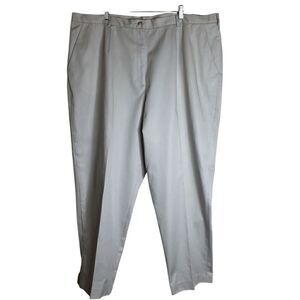 NEW Lands End Light Stone Normcore, Beigecore, Career Twill Pants Size 26W NWT